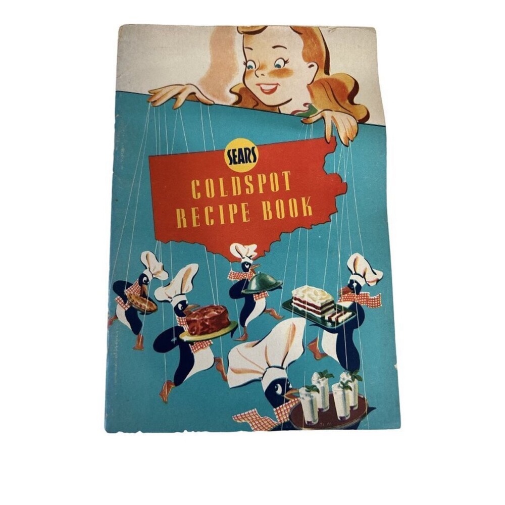 VINTAGE Sears Coldspot Recipe Paperback Book ca 1960-1970's